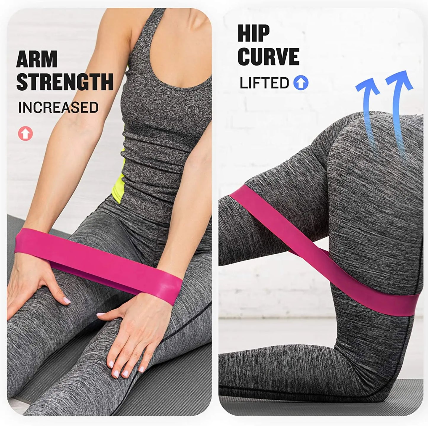 Resistance Loop Bands Set - 5 Levels Workout Bands