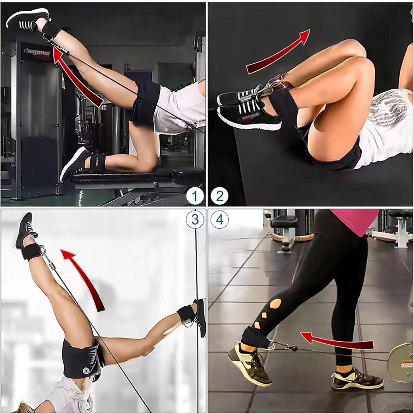 Ankle Resistance Bands Set - Glute & Leg Workout