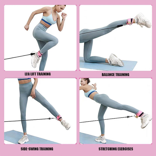 Ankle Resistance Bands Set - Glute & Leg Workout
