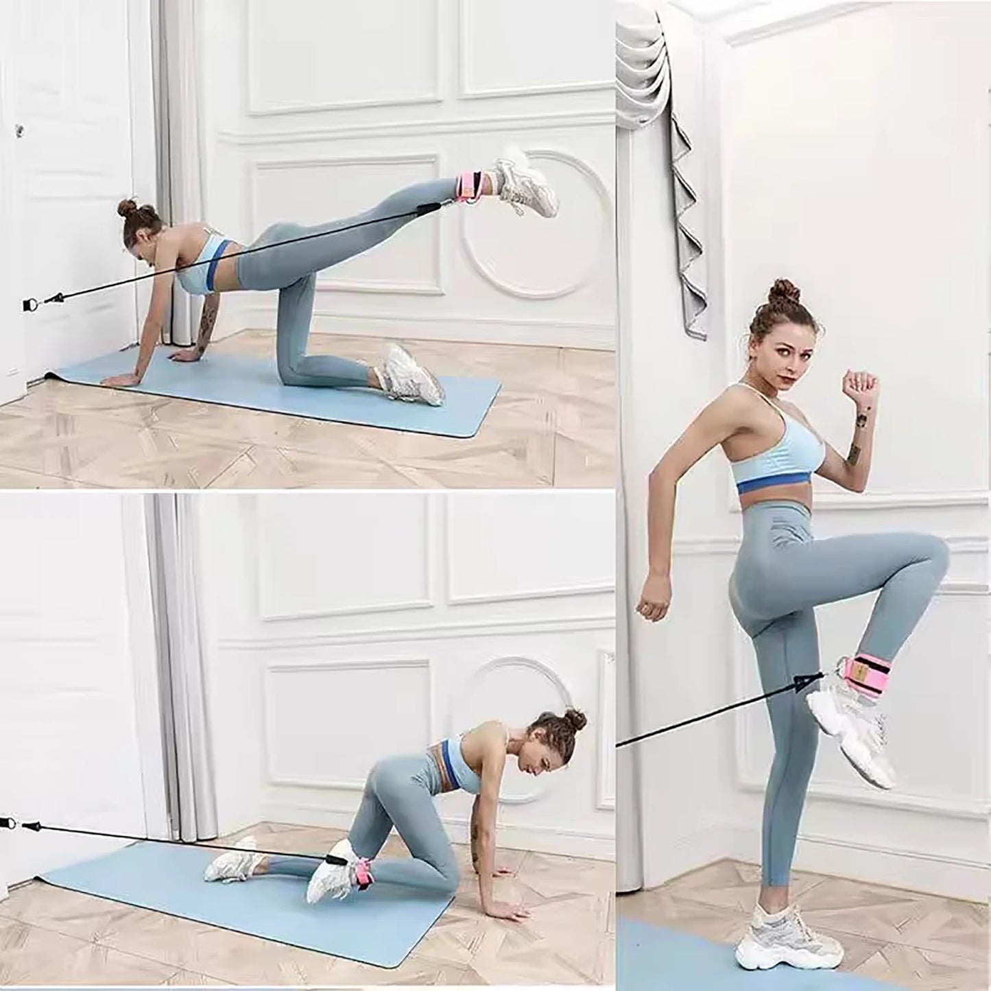 Ankle Resistance Bands Set - Glute & Leg Workout