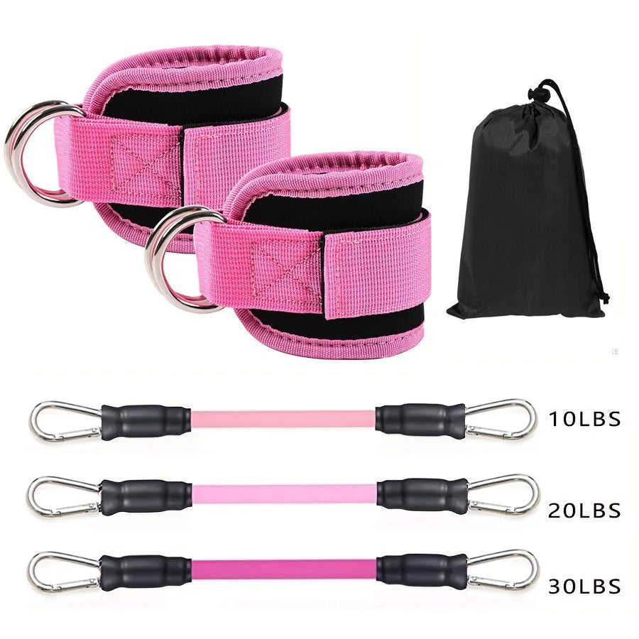 Ankle Resistance Bands Set - Glute & Leg Workout